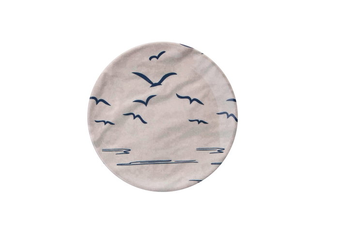 Hermia Larum Serv Dark Blue Juego de Platos de Servicio, 6 Piezas